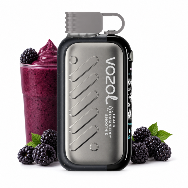 Електронна сигарета Vozol Gear 50000 Black Raspberry Smoothie (Смузі з чорної малини)
